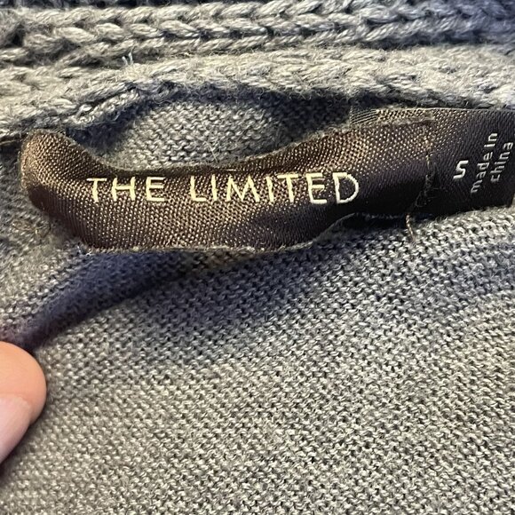 Vintage Y2K Long Line Cable Knit Cardigan Sweater Small Elena Vampire Layering - Picture 7 of 9